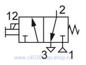 Расшифровка схемы пневмораспределителя